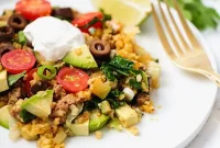 Paleo Keto Whole30 AIP Friendly One Pan Taco Skillet