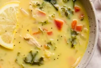 Velvety Greek Lemon Chicken Avgolemono