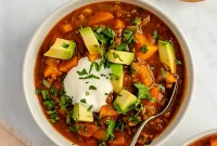 Nourishing Paleo Pumpkin Chili AIP Whole30 Friendly