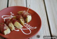 Bacon-Wrapped Pumpkin Spice Apple Bites