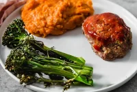 Simple Sheet Pan Meatloaf Whole30 Paleo AIP Compliant