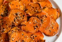 Grain Free Sweet Potato Everything Chips