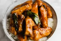 Savory Paleo Mongolian Chicken Whole30 AIP