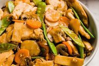 Moo Goo Gai Pan Gluten Free Paleo Mushroom Chicken Stir Fry