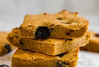 Wholesome Pumpkin Blueberry Morning Bars