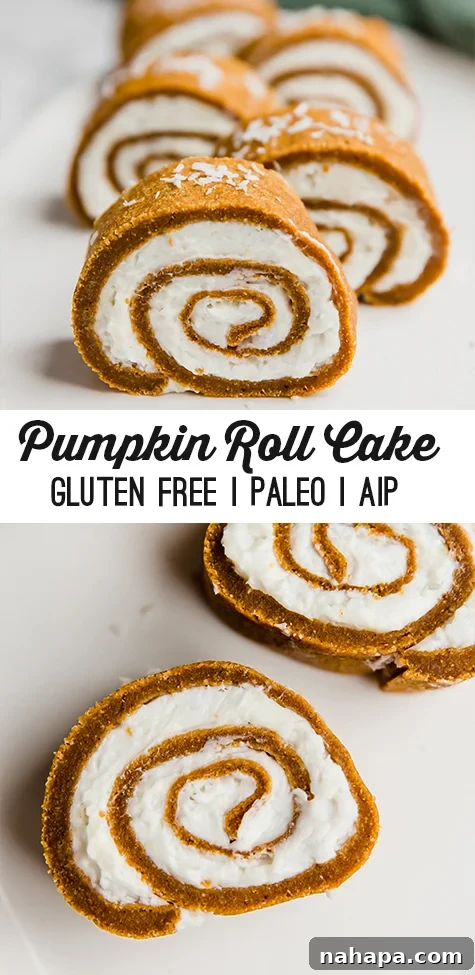 pumpkin roll cake pin graphic