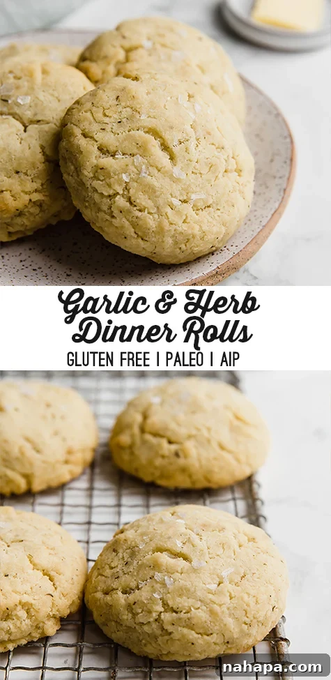 Garlic & Herb Dinner Rolls