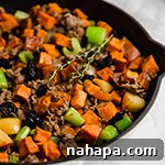 Paleo Sweet Potato Sausage Stuffing thumbnail