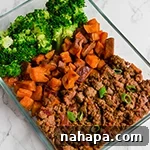 Grab and Go Sloppy Joe Bowls Paleo Whole30 3 Sloppy Joe Meal Prep Bowls