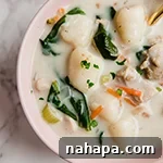 Paleo Gluten-Free Olive Garden Style Chicken Gnocchi Soup 5 Gnocchi Chicken Soup