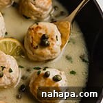 Chicken Piccata Meatballs
