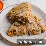 Nourishing Paleo Gluten-Free AIP Carrot Cake Scones 5 Carrot Cake Scones