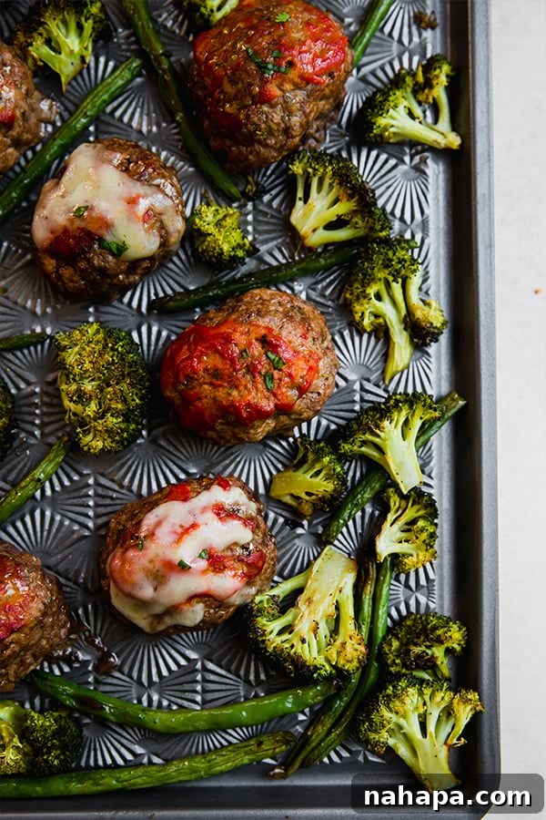 15 Brilliant Gluten-Free One-Pan Dinners 5 Italian style mini meatloaf and vegetable sheet pan