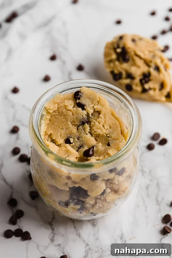 Edible cookie dough