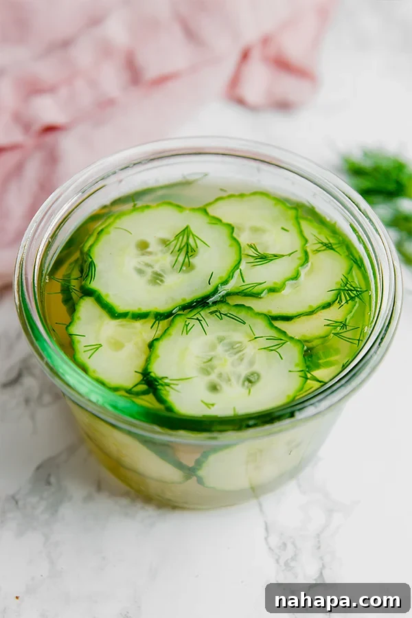 Instant Cucumber Pickles 3 Preparing the Brine for Quick Pickled Cucumbers