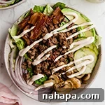 Loaded Bun-less Burger Bowls