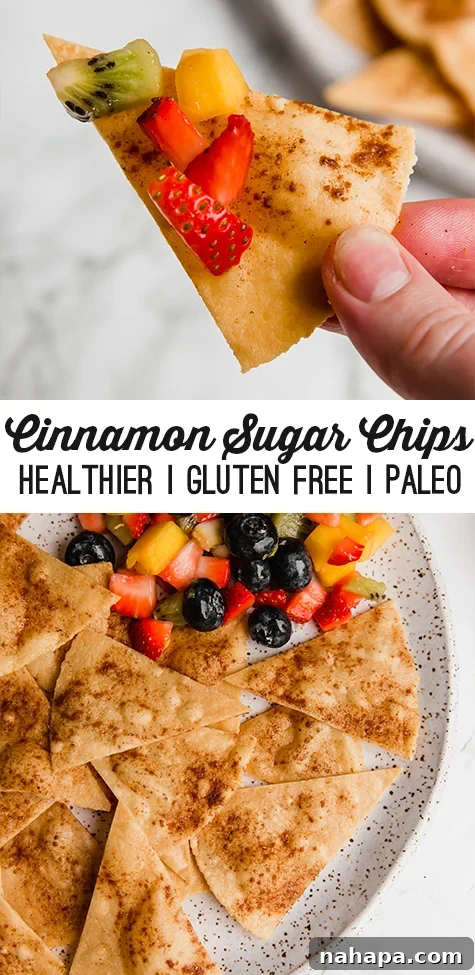 Cinnamon Sugar Chips and Fruit Salsa served together