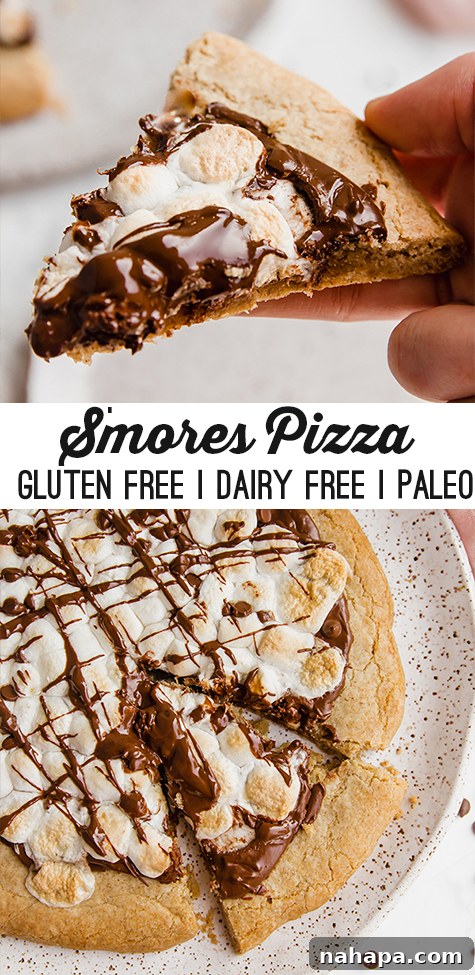S'mores Pizza: Gluten-Free Indulgence 5 S'mores Pizza Pinterest Pin Image
