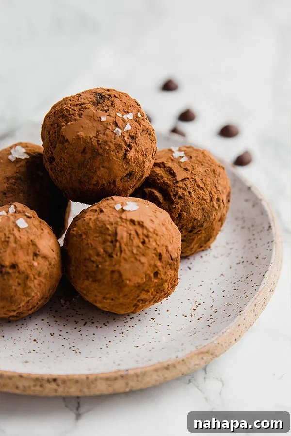 Decadent Protein-Packed Chocolate Avocado Truffles 5 Chocolate Avocado Protein Truffles