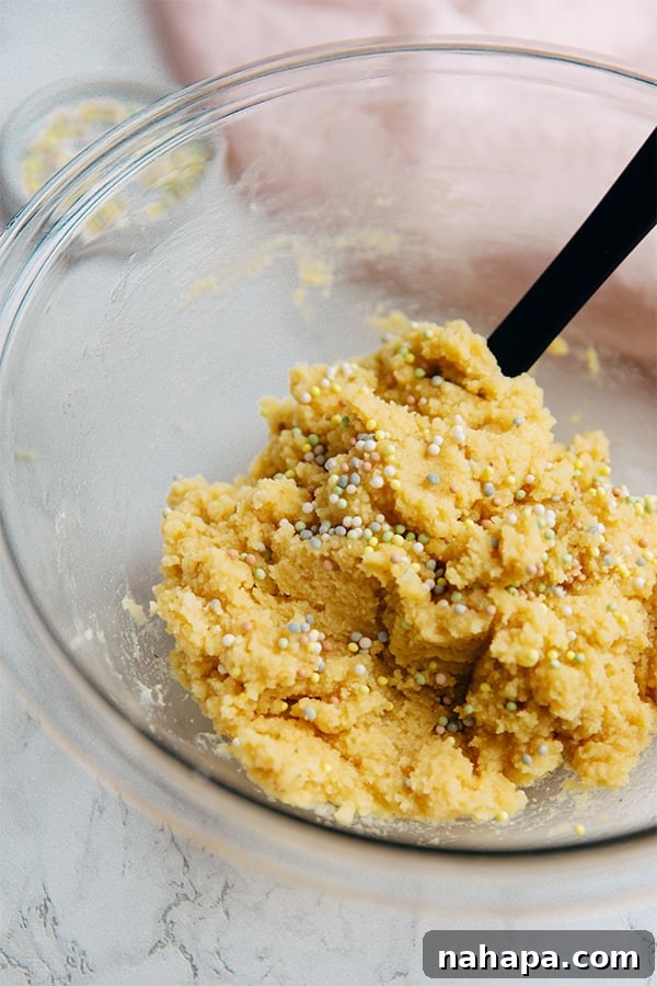 Edible Cake Batter in Bowl