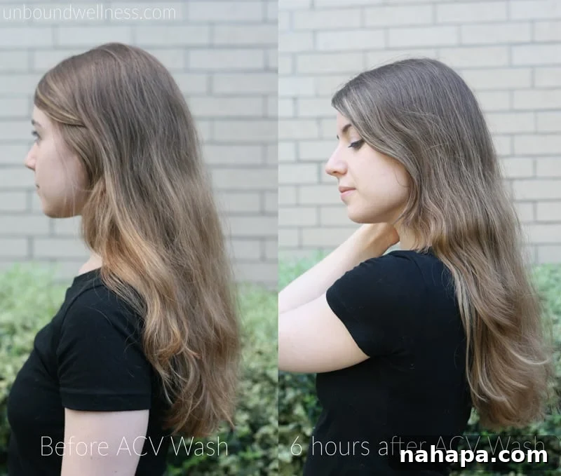 My Apple Cider Vinegar Hair Wash Routine After