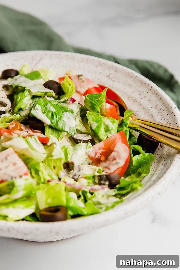 The Ultimate Paleo Dairy-Free Olive Garden Dressing 4 Freshly Made Olive Garden Style Dressing on Salad