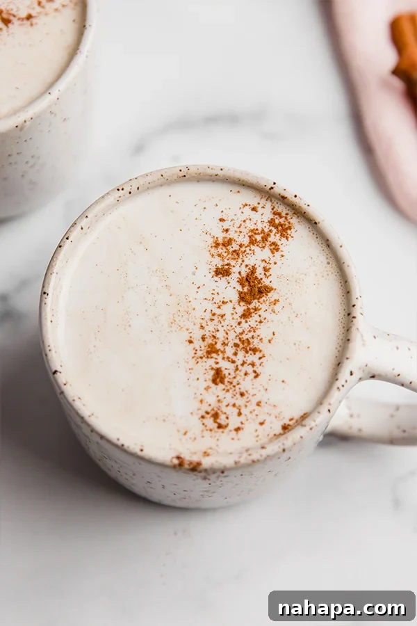 Snickerdoodle Latte, perfect for fall, paleo and vegan.