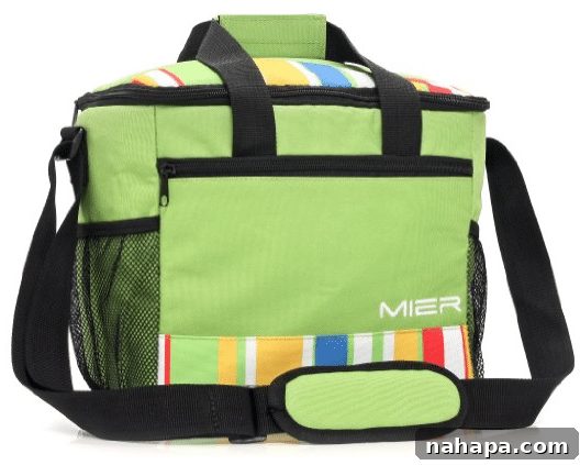 A high-quality cooler bag, perfect for AIP travel food.