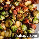 Bacon, Date & Apple Brussels Sprout Skillet