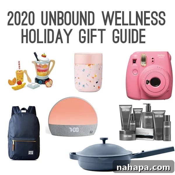2020 Unbound Wellness Holiday Gift Guide - Thoughtful gift ideas for everyone on your list