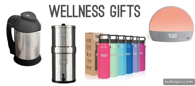 Wellness Gifts: Plant-based milk maker, water filter, and sleep optimizer