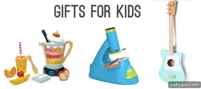 Gifts For Kids: Instax camera, Nugget couch, and balance board