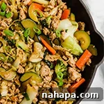 Ground Turkey & Vegetable Stir Fry