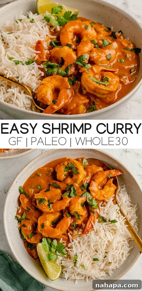 Easy Shrimp Curry (Paleo, Whole30, AIP-option)