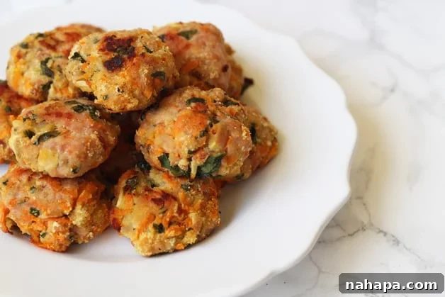 Beginner's 7-Day AIP Jumpstart 3 A plate of savory Breakfast Sausage Chicken Poppers