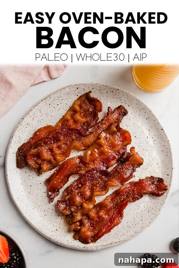 Cooked bacon on a plate