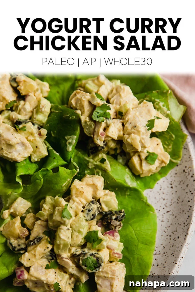 Compliant Yogurt Curry Chicken Salad 8 A vibrant promotional image encouraging readers to explore more recipes from Unbound Wellness.