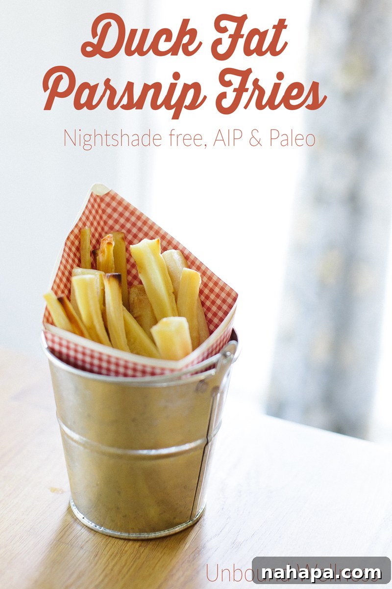 Crispy Duck Fat Parsnip Fries Paleo AIP Nightshade Free 3