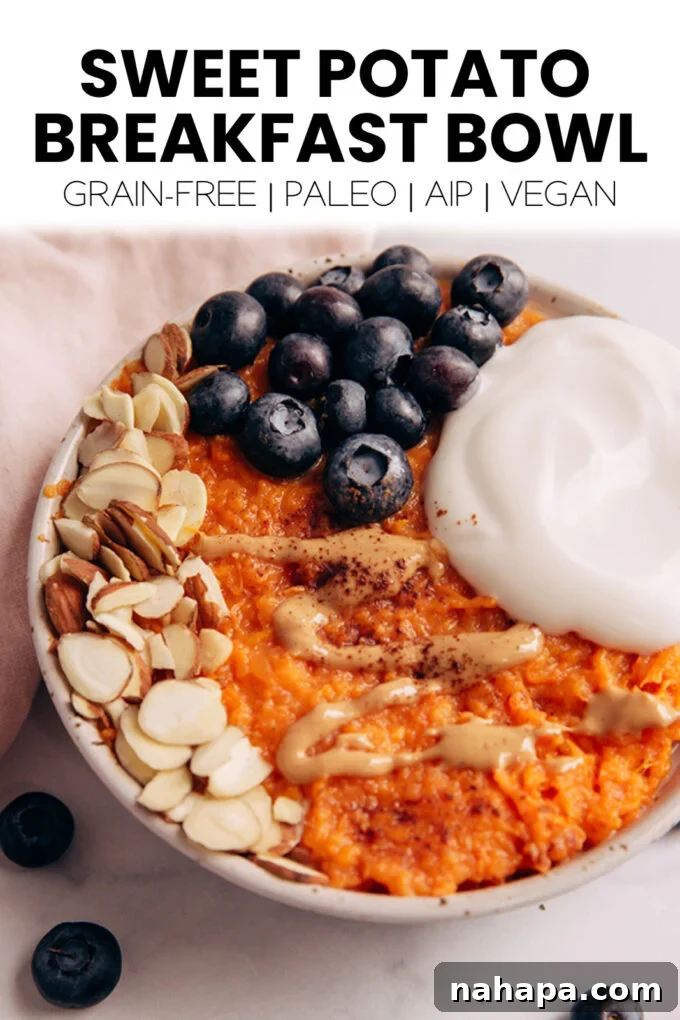 Sweet Potato Bowl Pinterest Image