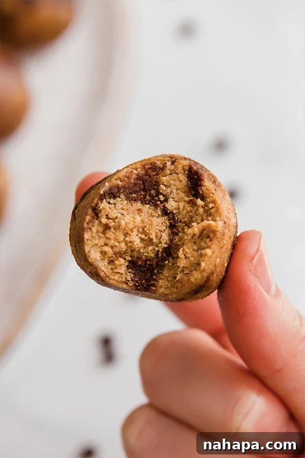 Chocolate Swirl Energy Bites