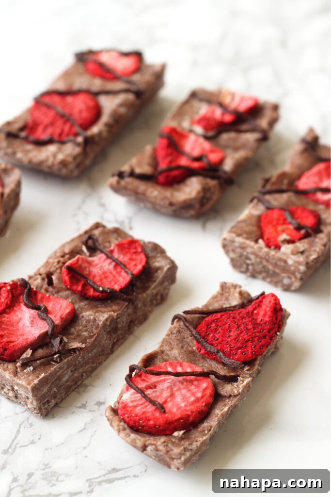 Smart Snacking 10 Quick Portable Bites 9 Chocolate Strawberry Collagen Protein Bars (AIP, Paleo, GF)