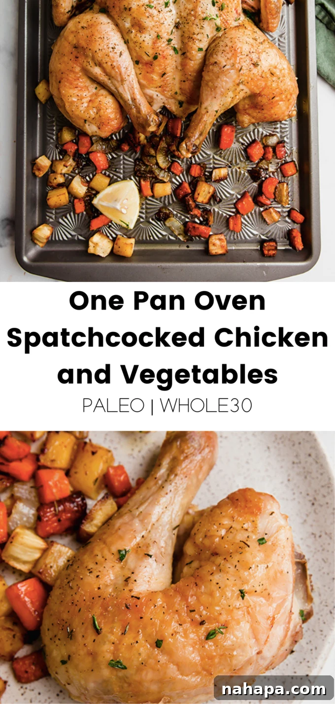 A visual guide detailing the steps for spatchcocking a chicken.