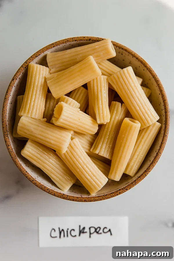Top 4 Gluten Free Pasta Varieties 4 Chickpea pasta in a bowl