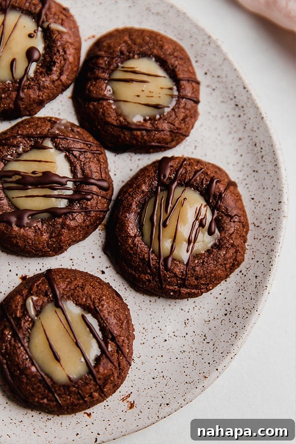 Gluten-Free Caramel Brownie Cookies (Girl Scout Adventurefuls Copycat)