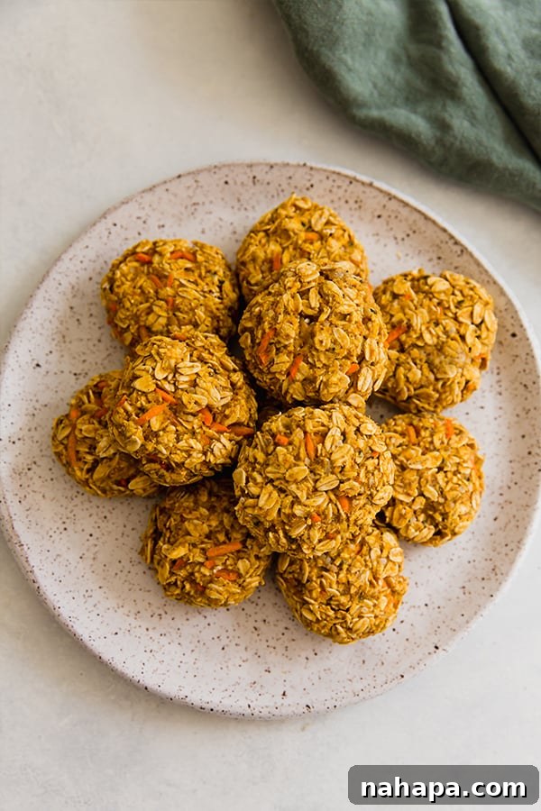 Healthy Applesauce Carrot Cookies