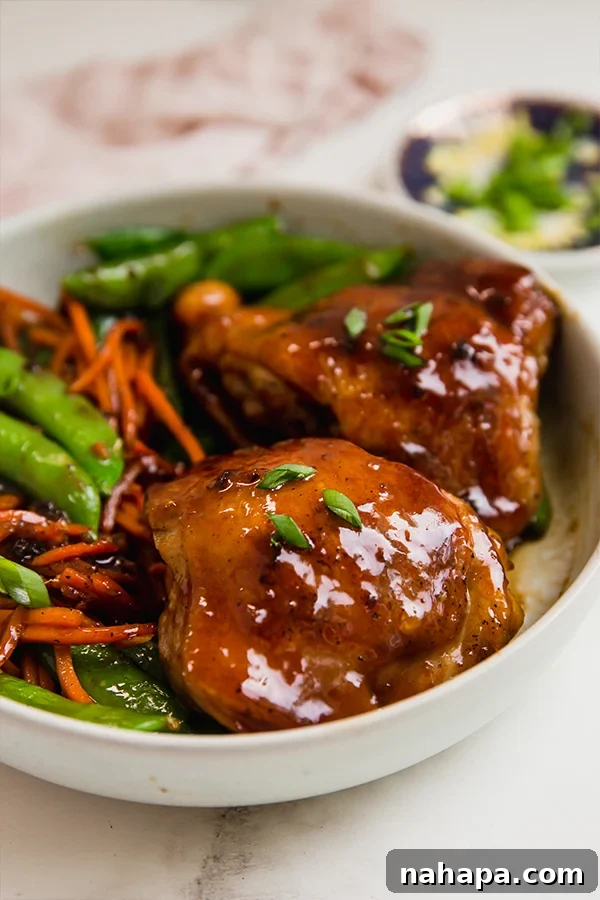 Skillet Teriyaki Chicken Thighs