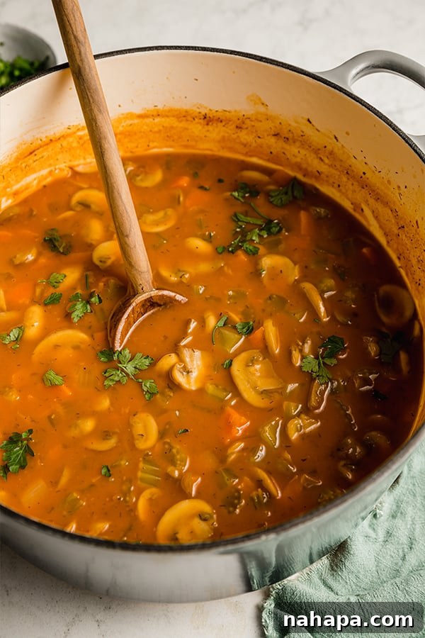 Authentic Hungarian Mushroom Soup