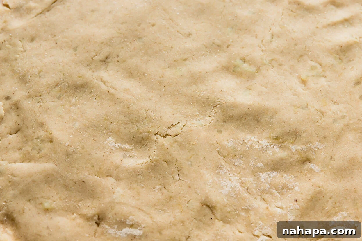 Delicious Gluten Free and AIP Gingerbread Cinnamon Rolls 4 Gingerbread cinnamon dough rolled out.