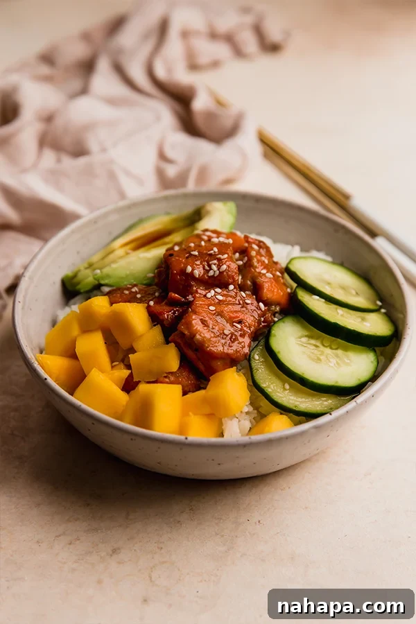 Close-up of crispy Garlic Ginger Salmon