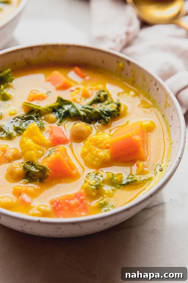 Set It and Forget It: 20+ Delicious Gluten-Free Slow Cooker Meals 20 Golden Chickpea Soup with herbs